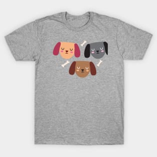 Dog Loves Bone T-Shirt